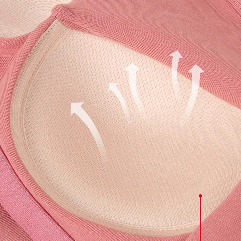 Top corto de escote elegante con sujetador incorporado de algodón