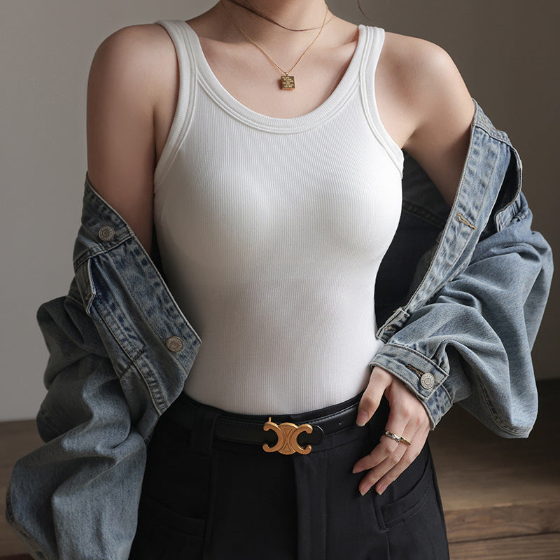 Tops con sujetador incorporado Tank Top