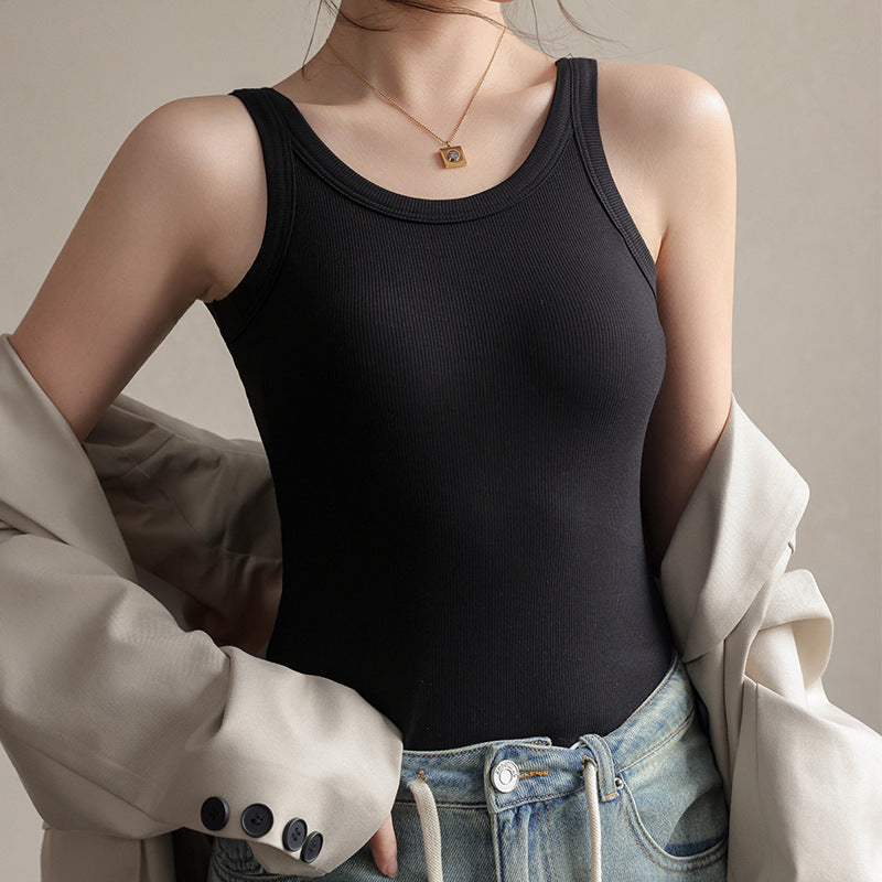 Tops con sujetador incorporado Tank Top