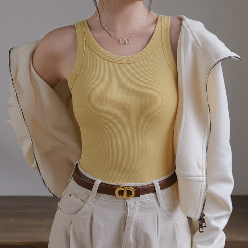 Tops con sujetador incorporado Tank Top