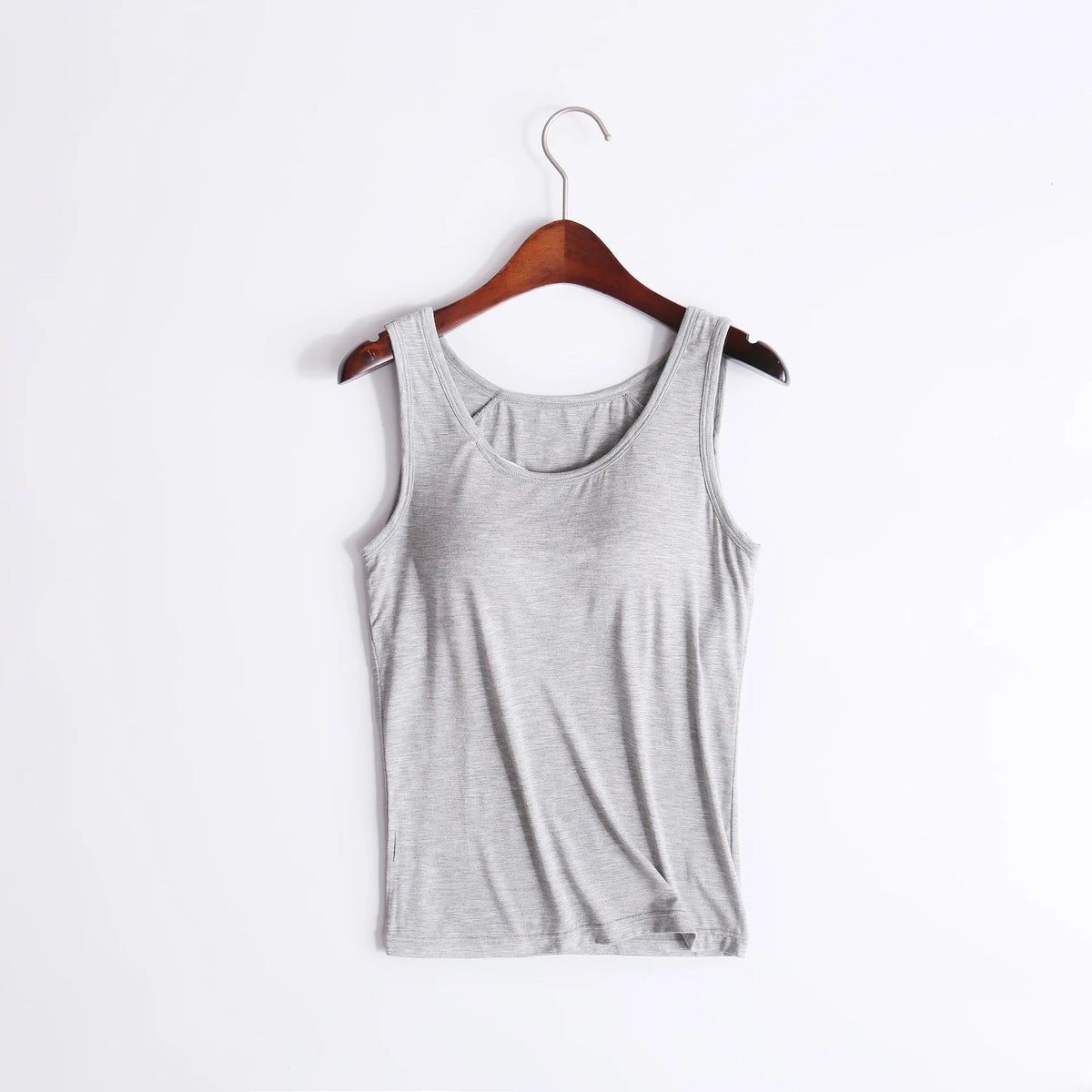 Built In Bra Tank Top Soft and Lightweight