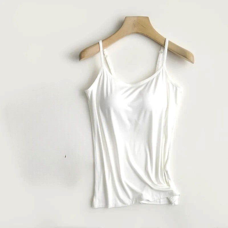 Camisole with Built In Bra Plus Adjustable Straps size available