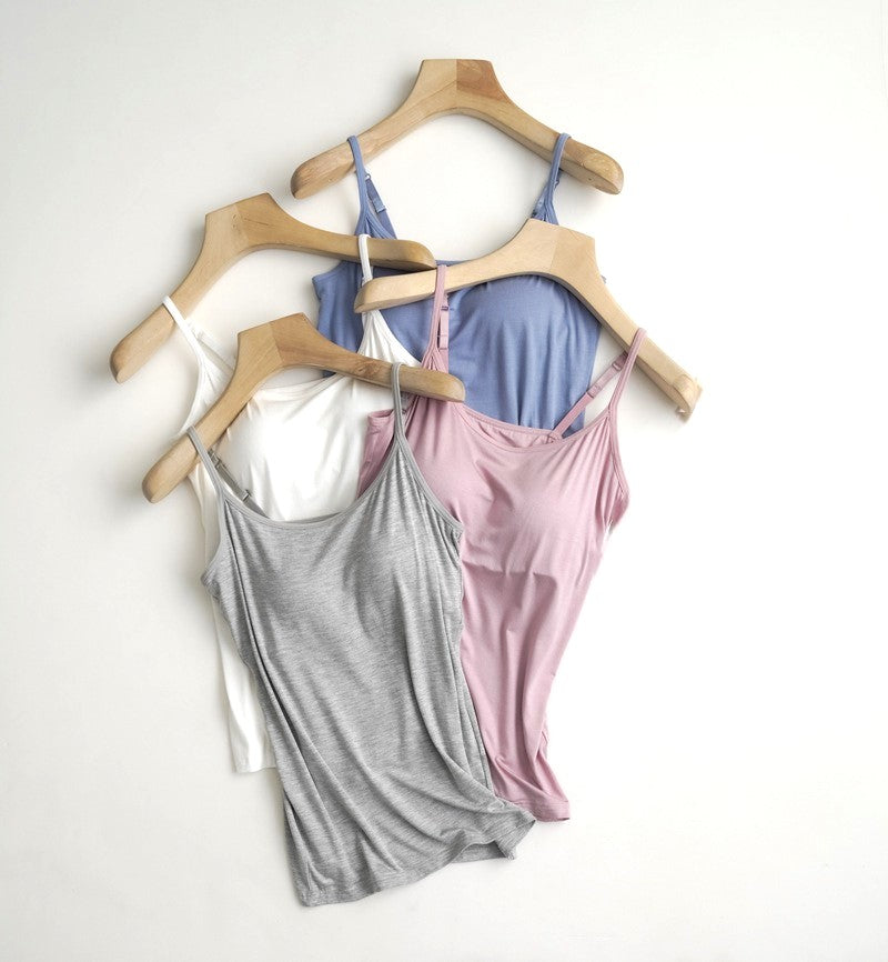 Camisole with Built In Bra Plus Adjustable Straps size available