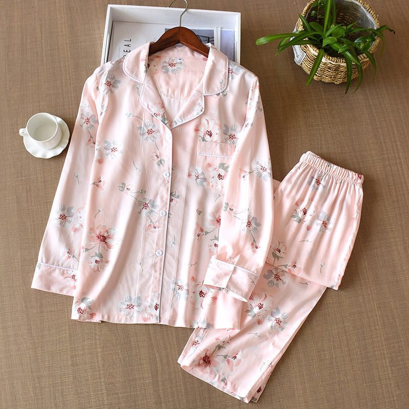 Conjunto de pijama con copas incorporadas, ropa de dormir y pantalones a juego, talla grande disponible