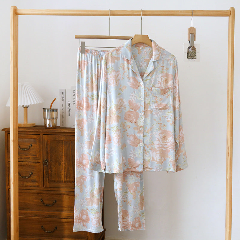 Conjunto de pijama con copas incorporadas, ropa de dormir y pantalones a juego, talla grande disponible