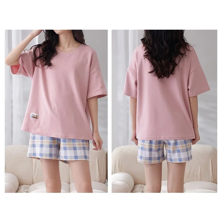 Parte superior de pijama con relleno incorporado. Conjunto de ropa de estar en casa. Talla grande disponible.