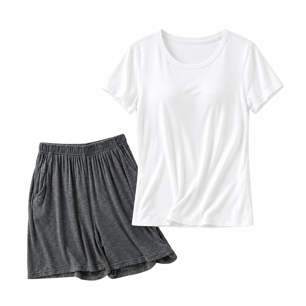 Pajama set with Built in Bra Plus size available