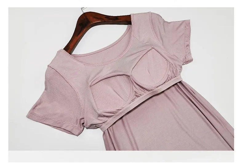 Nightgown or Dress With Built In Bra