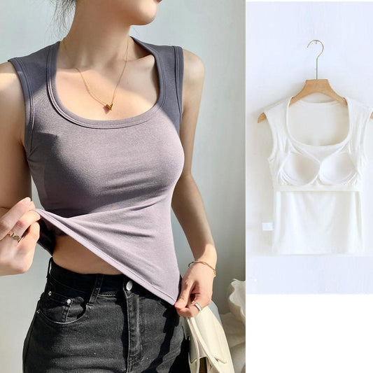 Stylish Built In Bra Top