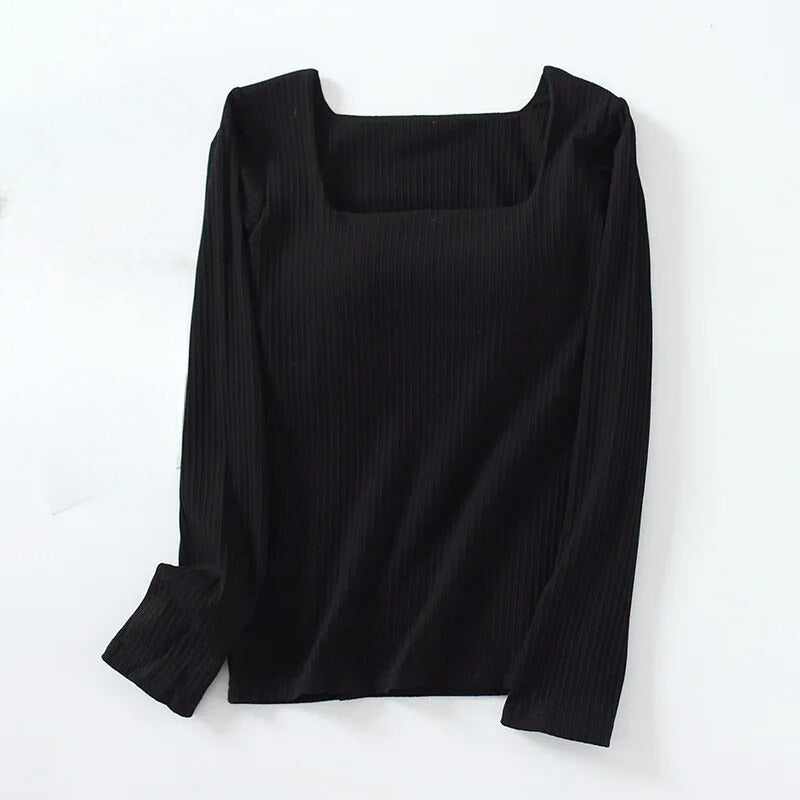 Long Sleeve Top With Built In Bra Sleepwear Loungewear Cotton