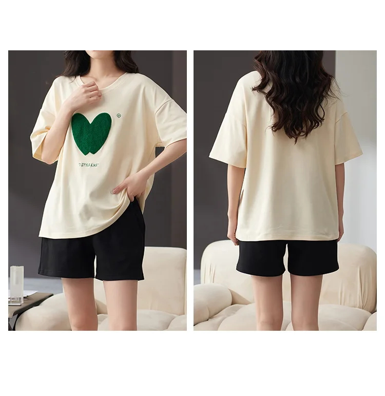 Parte superior de pijama con relleno incorporado. Conjunto de ropa de estar en casa. Talla grande disponible.
