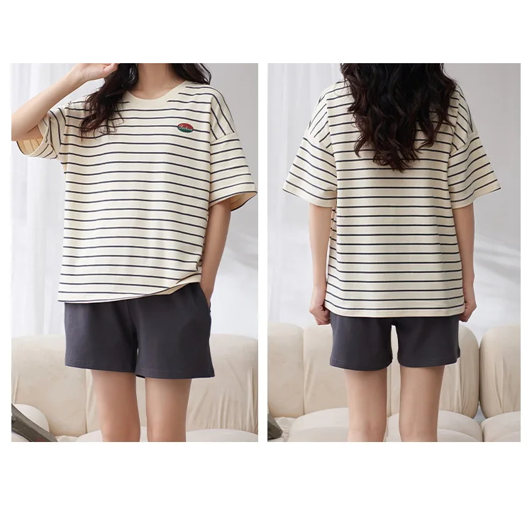 Parte superior de pijama con relleno incorporado. Conjunto de ropa de estar en casa. Talla grande disponible.