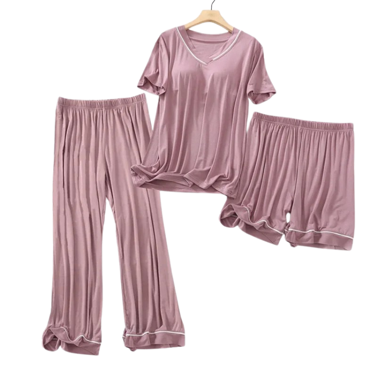 Parte superior de pijama con relleno incorporado. Conjunto de ropa de estar en casa. Talla grande disponible.