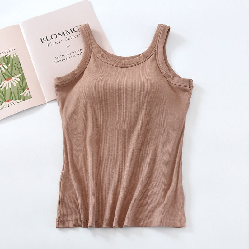 Tops with inbuilt Bra Tank Top