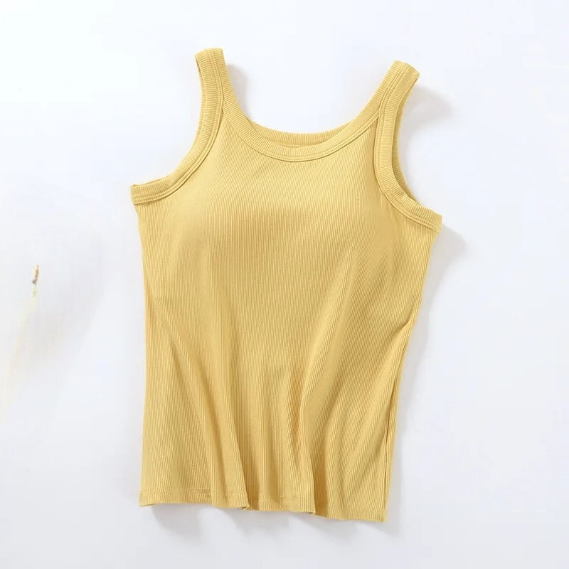 Tops with inbuilt Bra Tank Top