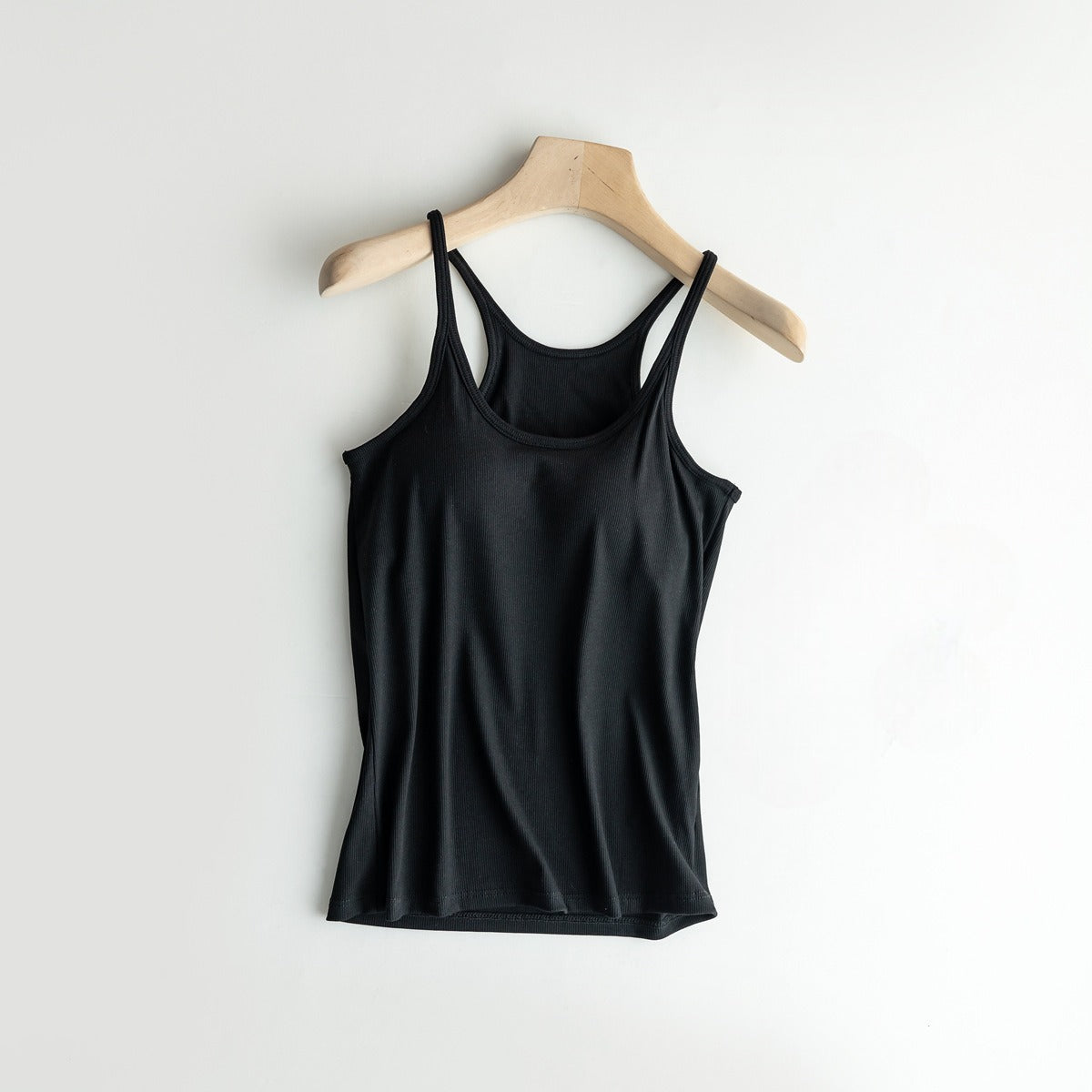 Cami Tank Top with Built in Bra Camsiole Singlet Tank